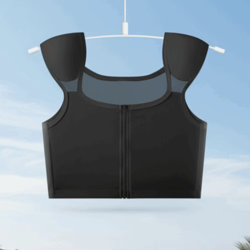 Bustier plat en maille pour poitrine