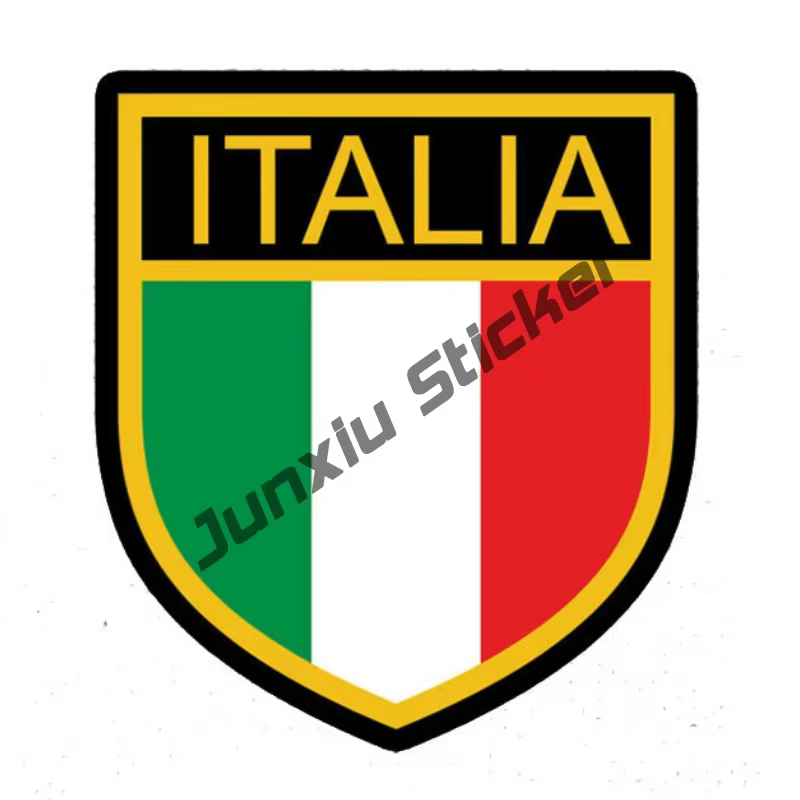 Autocollant de Football italien auto-adhésif Graphix drapeau italien vinyle Graffiti casque de moto autocollant de course Accesorios Para