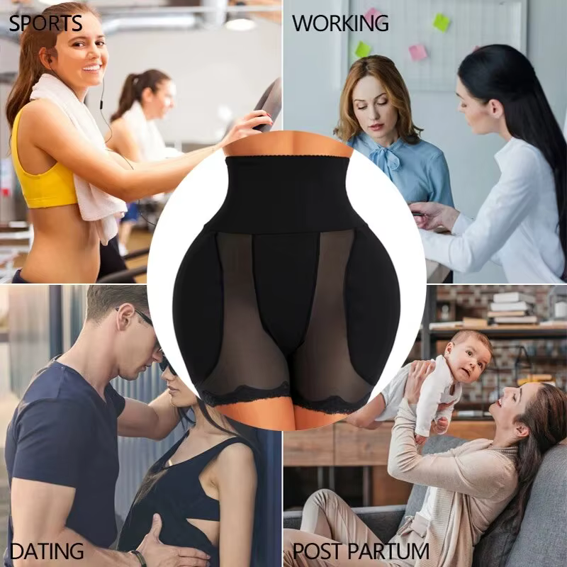 YBFDO faux cul rembourré rehausseur de hanche corps Shaper ventre contrôle culotte minceur pantalon taille formateur