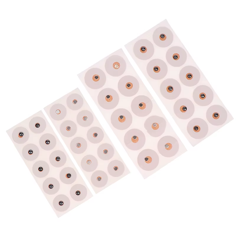 Nouvelles perles magnétiques d'acupuncture pour points corporels, 10 pièces/feuilles, autocollants magnétiques à fixer pour éliminer la douleur, aimant permanent