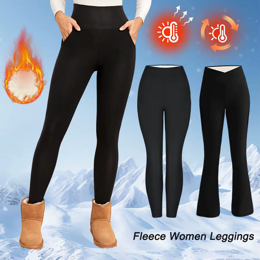 Leggings en polaire pour femmes