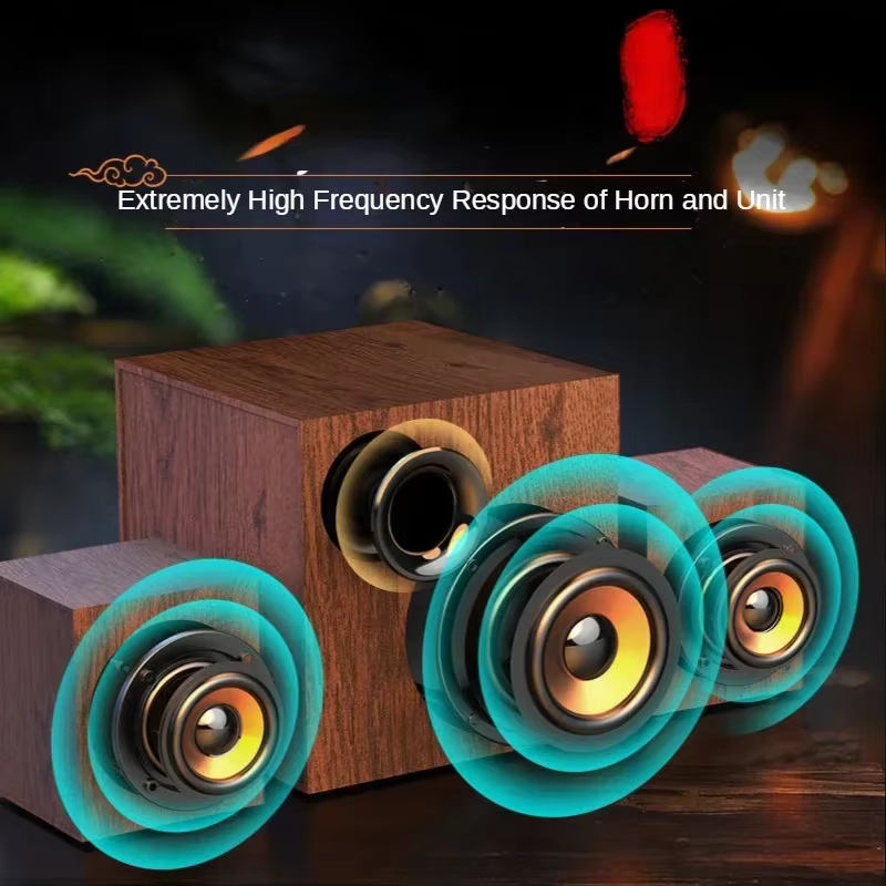 Ensemble complet d'audio d'ordinateur avec fil, haut-parleur actif pour salon, caisson de basses lourd, grand Volume professionnel