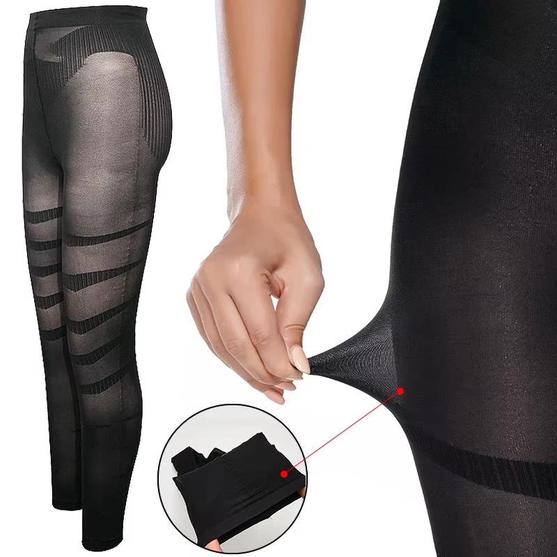 MISSMOLY jambe minceur corps Shaper Anti Cellulite Compression Leggings taille haute ventre contrôle culotte cuisse plus mince Shapewear