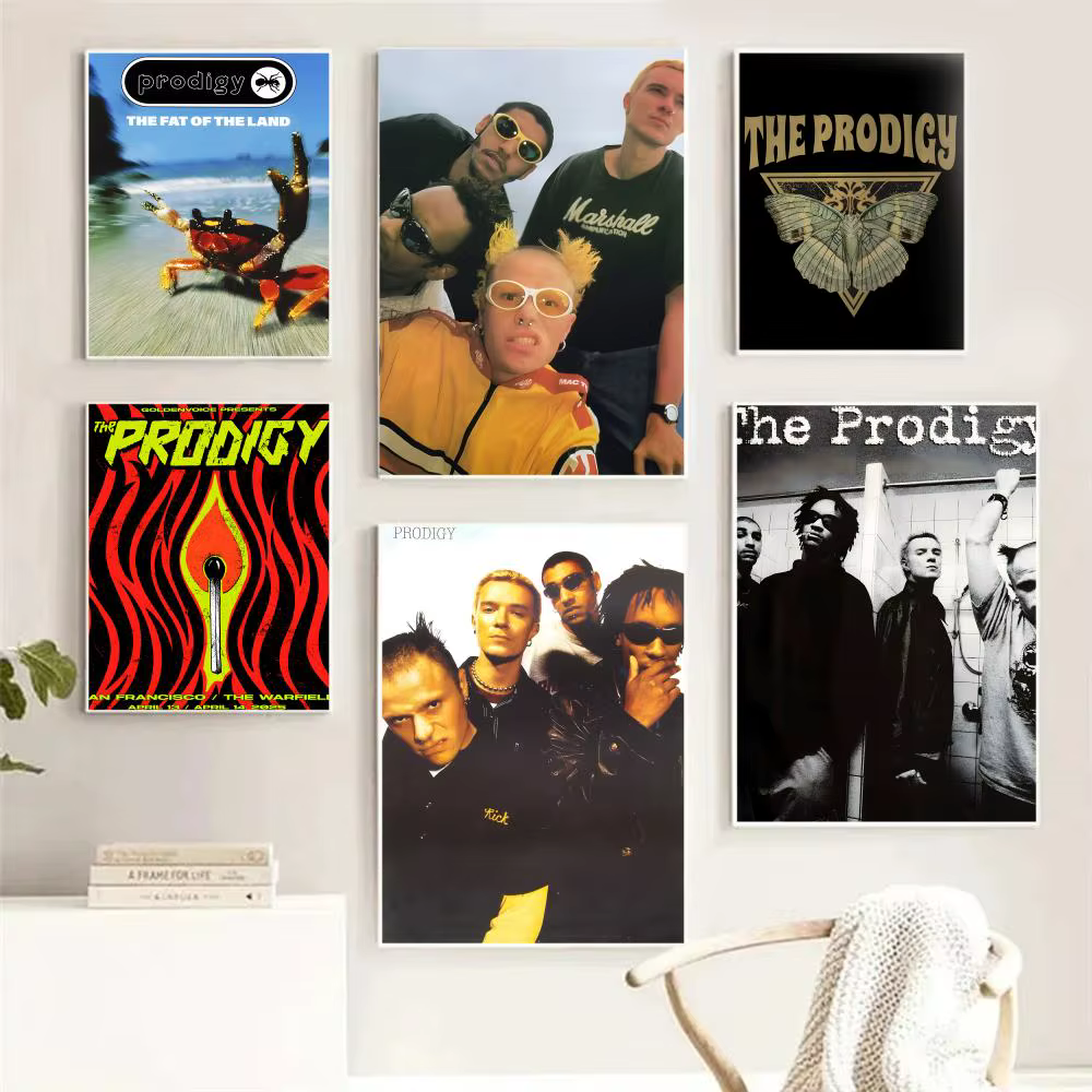 Affiche du groupe de musique The P-Prodigy, impression d'art Premium, décoration murale esthétique moderne pour salon, chambre à coucher, dortoir, Design d'intérieur
