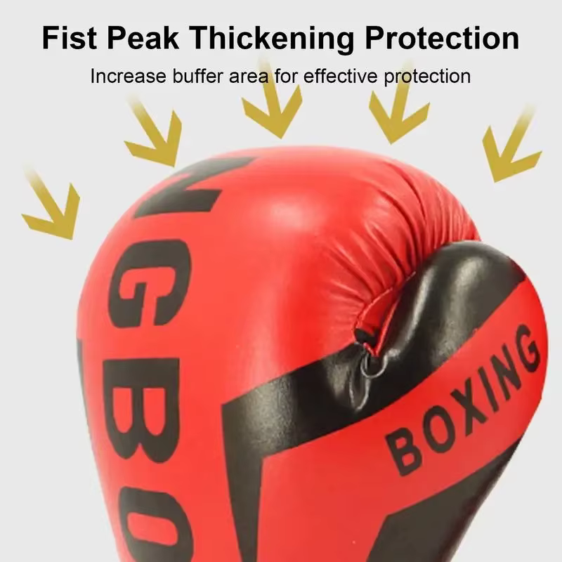 Gants de boxe pour enfants, protège-mains en PU pour la musculation, l'entraînement en salle de sport et les exercices