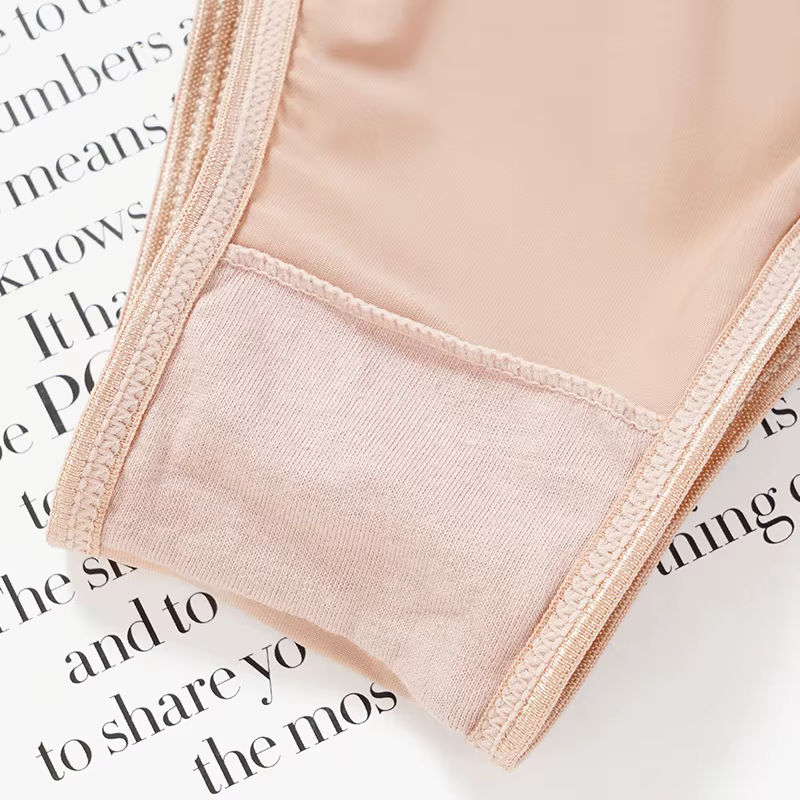 Lot de 2 Culottes Gainantes Taille Haute Sans Coutures Confortables pour Femme – Sous-vêtements Sculptants Élastiques et Strings Amincissants