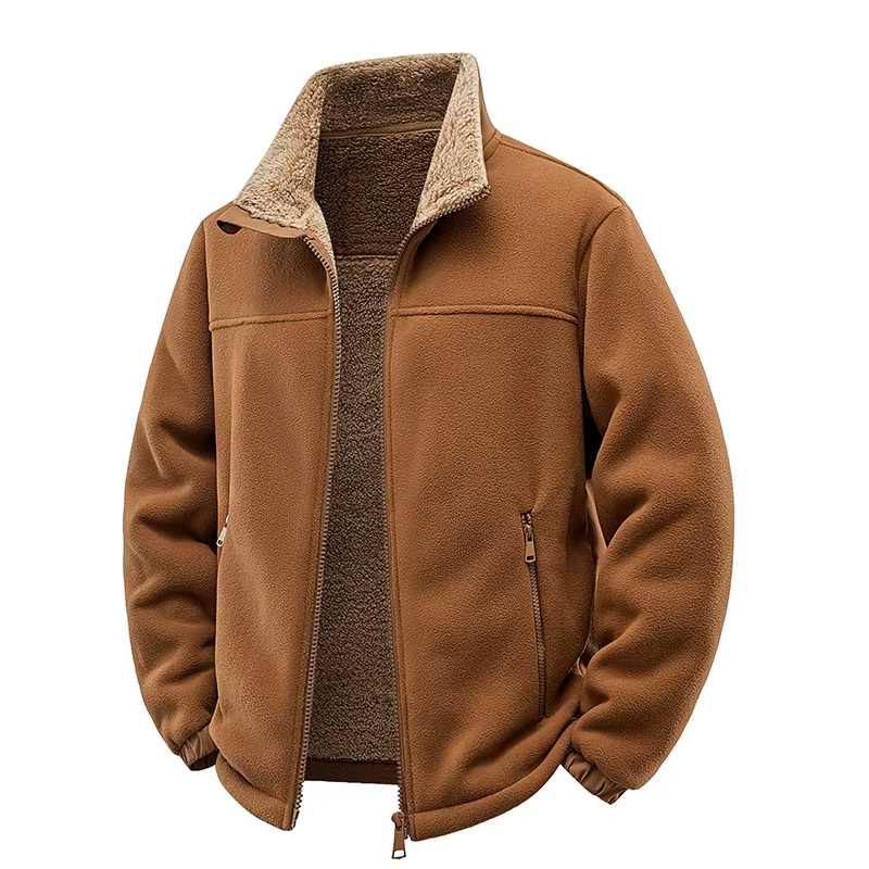 2025 nouvelle veste polaire de chasse d'hiver hommes chaud polaire veste à capuche extérieure multi-poches décontracté pleine fermeture éclair Sport randonnée manteau