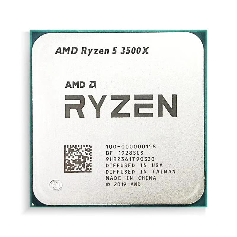 Unité CPU Ryzen 5 3500X AM4 6C6T pour PC de bureau, idéale pour la création d'un système de jeu stable et la prise en charge de plusieurs jeux en ligne