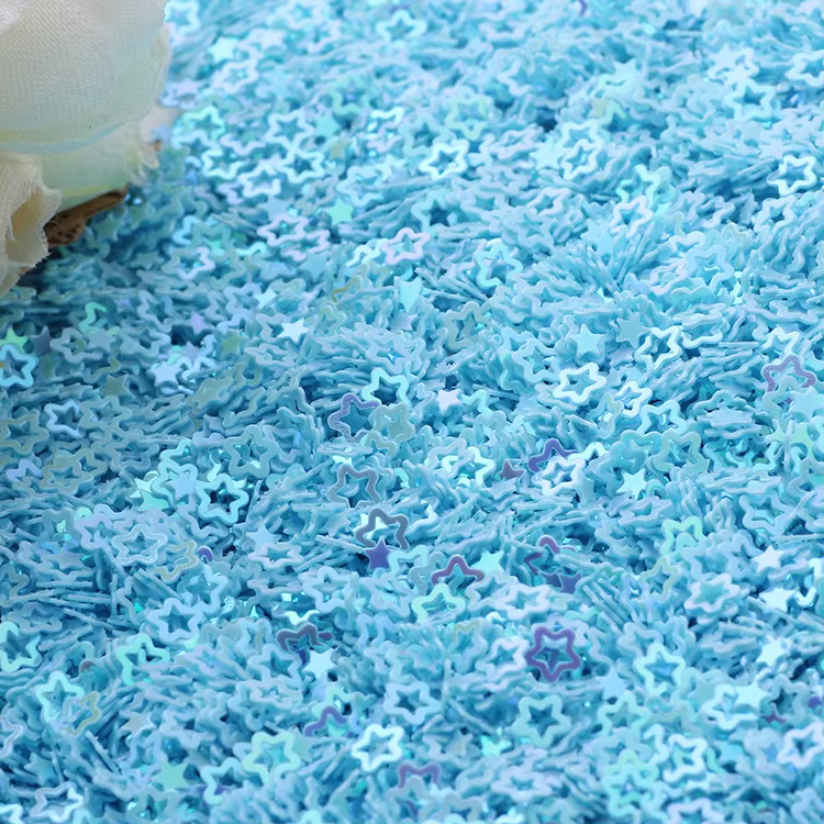 Paillettes scintillantes étoiles et fleurs, 4mm, 20g, pour additifs de Slime, accessoires de remplissage pour Nail Art de mariage