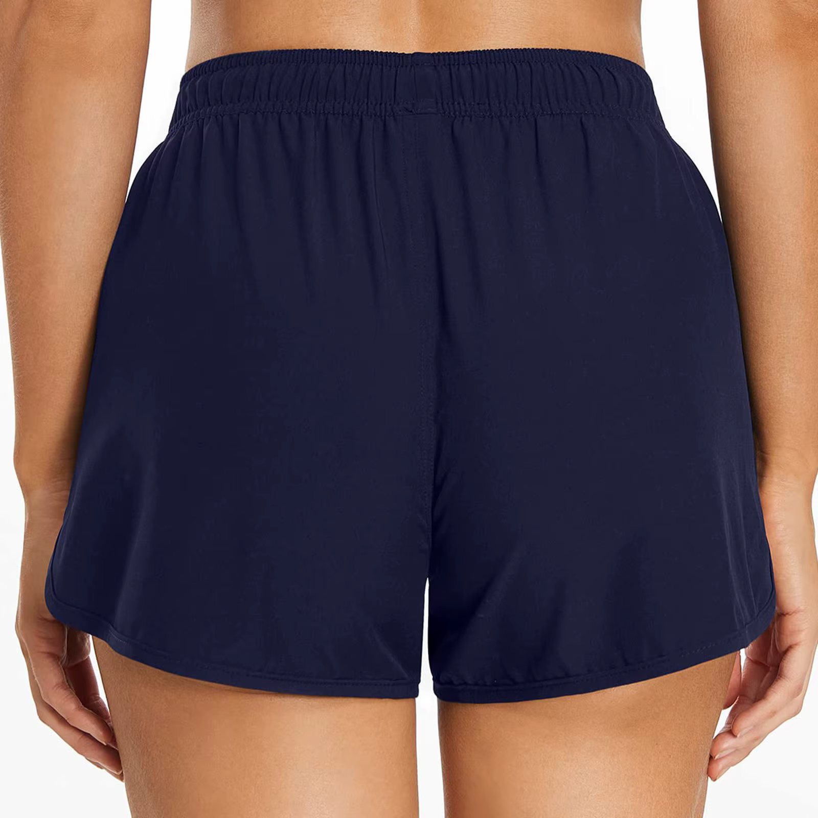Short de bain avec poches pour femme