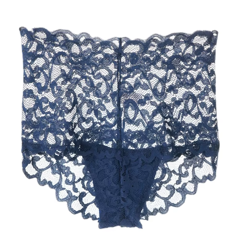 Culottes sexy en dentelle taille haute pour femmes