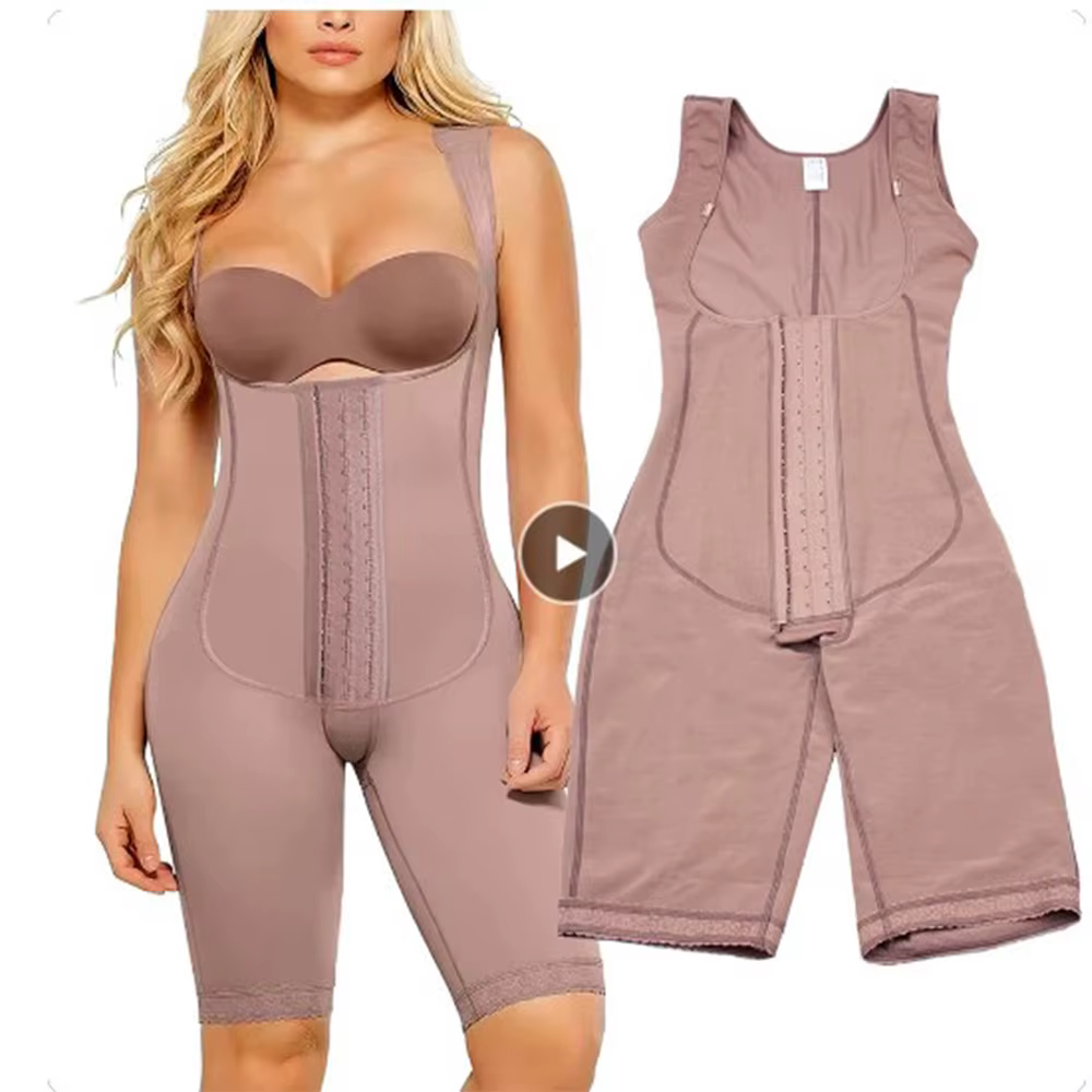 Faja ceintures colombien Shaper complet gaine amincissante post-chirurgie post-partum Corset haute Compression contrôle de l'abdomen femmes Body