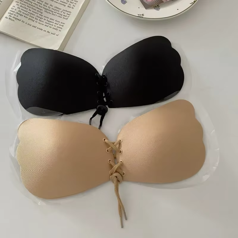 Soutien-gorge invisible push-up en silicone pour femme