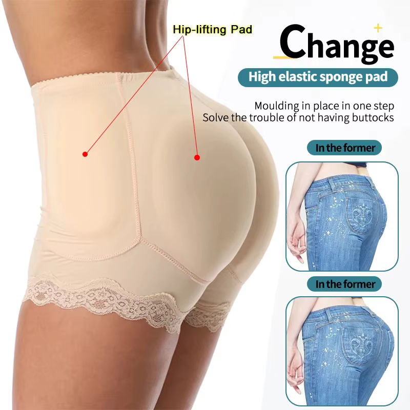 Sous-vêtements modelants avec coussinets de hanches