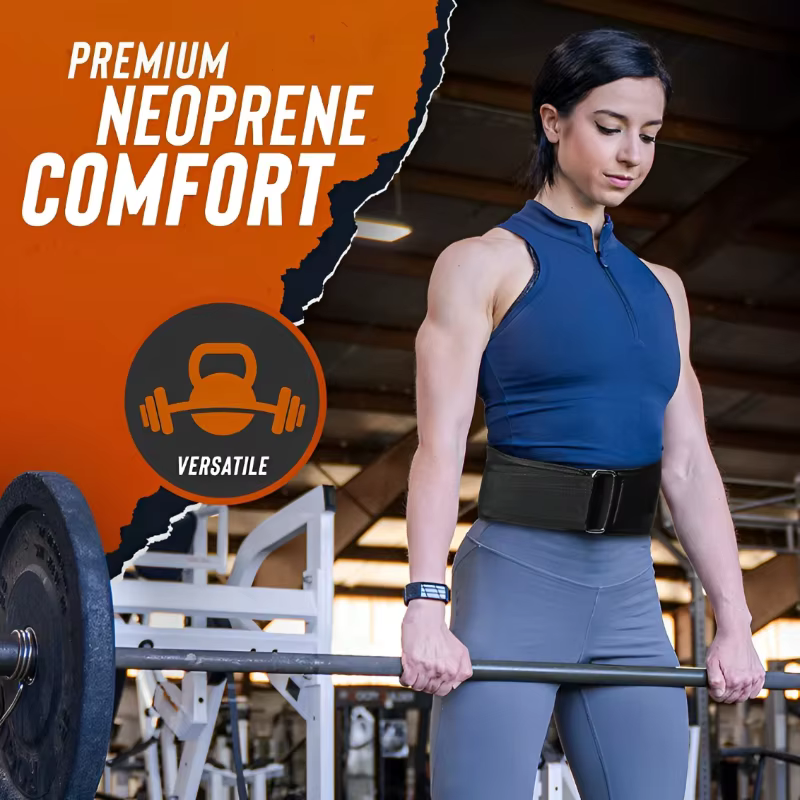 Ceinture d'haltérophilie d'entraînement avec boucle en métal pour hommes et femmes, Squats de gymnastique, Deadlifts, musculation, Fitness