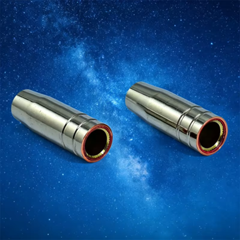 Buse conique de protection pour brûleur MIG MAG 145.0075, en cuivre, épaisseur de paroi 1,2 mm, compatible avec 10 ensembles de torches de soudage CO2 15AK MB15