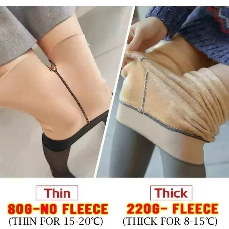 Collants polaires chauds et isolés pour femmes