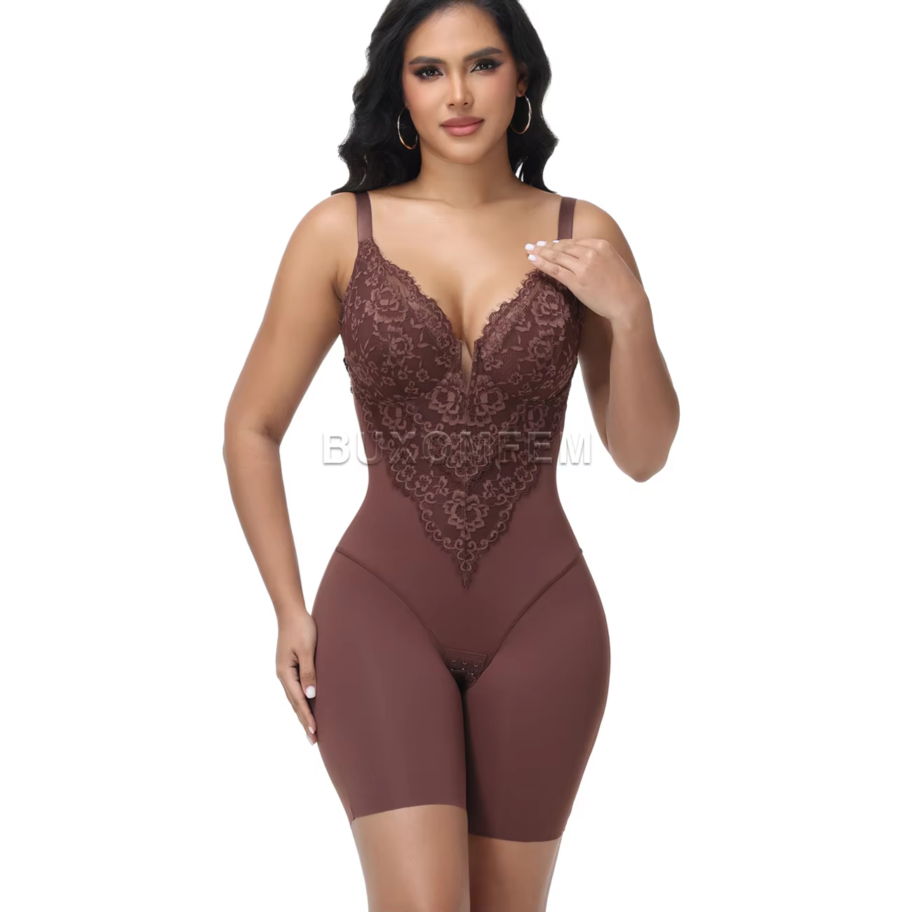 Body gainant en dentelle pour femmes