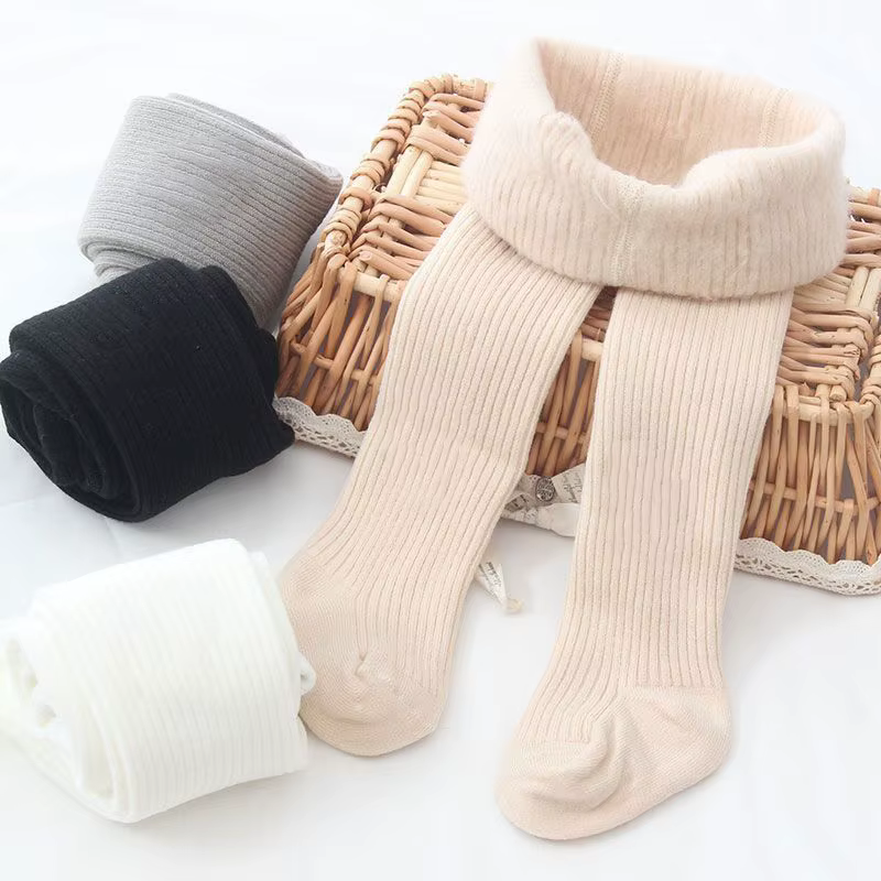 Collants d'hiver pour filles, épais et décontractés, en coton, pour bébés filles, garde au chaud, bas serrés pour enfants de 0 à 6 ans