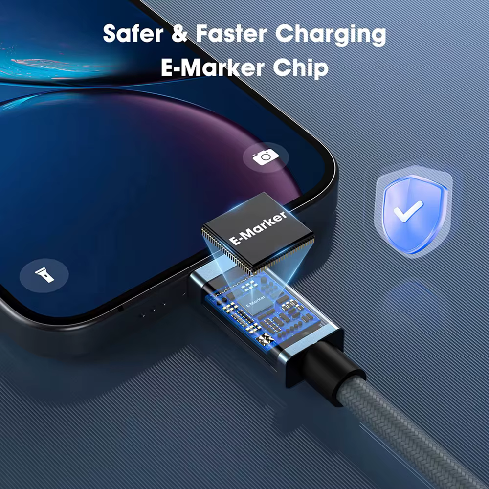 Câble USB4 UGOURD Thunderbolt 4 Type C 40 Gbps 0,2 m 1 m 2 m 3 m USB C vers USB C 240 W Câble de charge rapide Thunderbolt 3 pour EGPU SSD