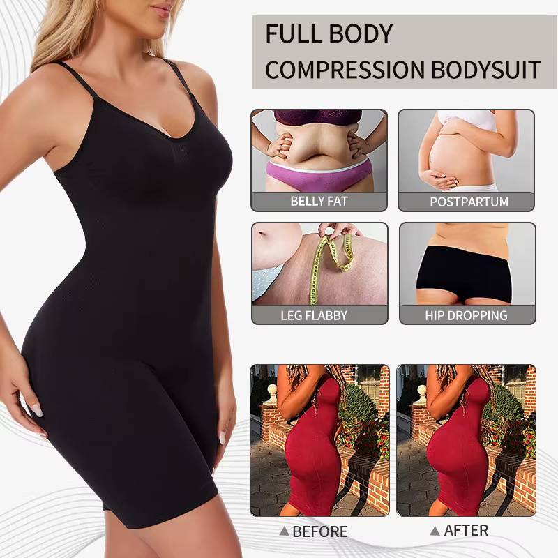 Nouveau Body Shapewear femmes débardeur contrôle du ventre corps complet Shaper Anti frottement Shorts minceur taille