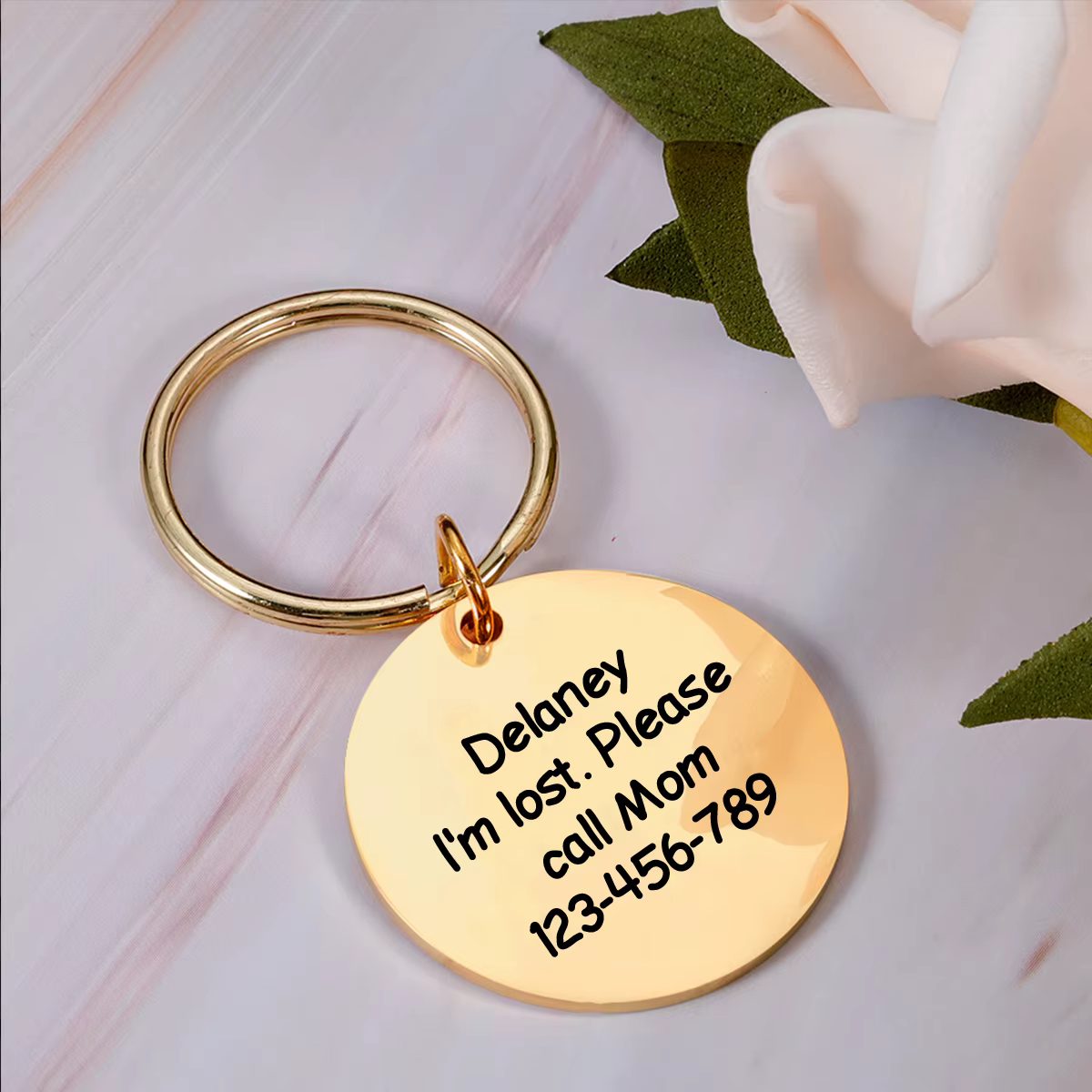 1 pièce – Plaque d'identification personnalisée pour animaux de compagnie, motif pug amusant et cool, avec nom et texte gravés, pour chiens et chats, à fixer sur collier