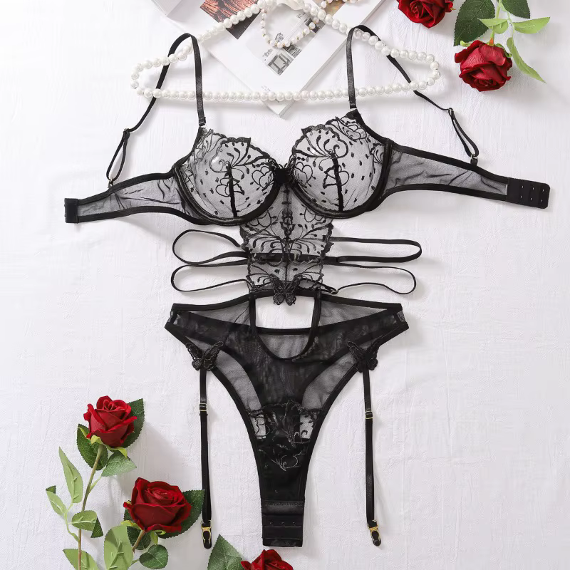 Body en dentelle florale exclusif