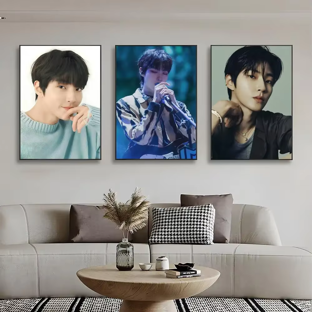 Affiche d'art mural de l'acteur Hwang In-youp, impression décorative, décoration murale, décoration de la maison, cadeau non encadré