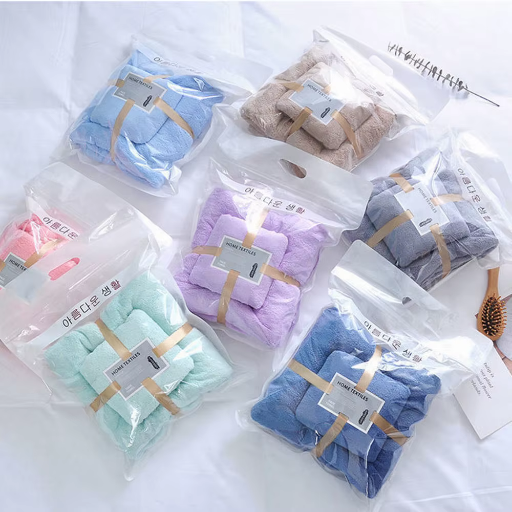 3 pièces serviette ensemble de serviettes de bain salle de bain main visage serviettes de douche pour adultes enfants doux absorbant Robes portable absorbant Towe