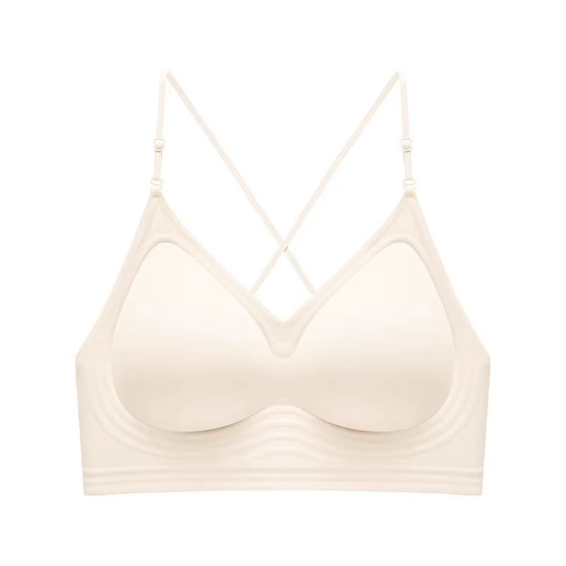 Soutien-gorge d'été pour femme, rehausseur de dos : à fines bretelles, push-up, dos nu, sans couture, à fermeture au cou, discret, sexy et confortable
