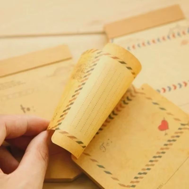45 feuilles/ensemble rétro Vintage enveloppes en papier Kraft Mini mignon Kawaii dessin animé papeterie poste lettre enveloppe cadeaux