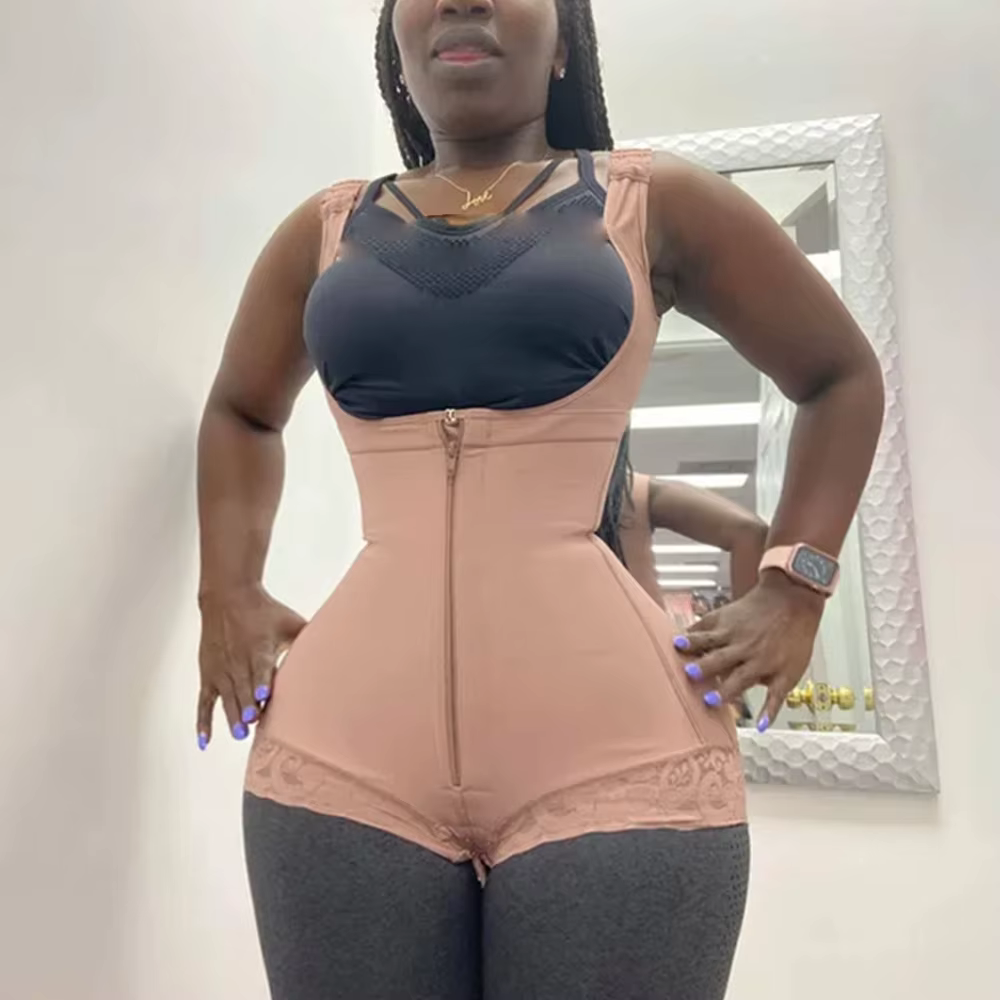 Shapewear colombien Abdomen haute Compression femmes Double
