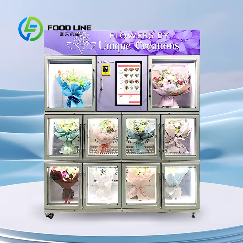 Machine personnalisable de prix d'usine de bonne qualité pour distributeur automatique de fleurs d'hôpital