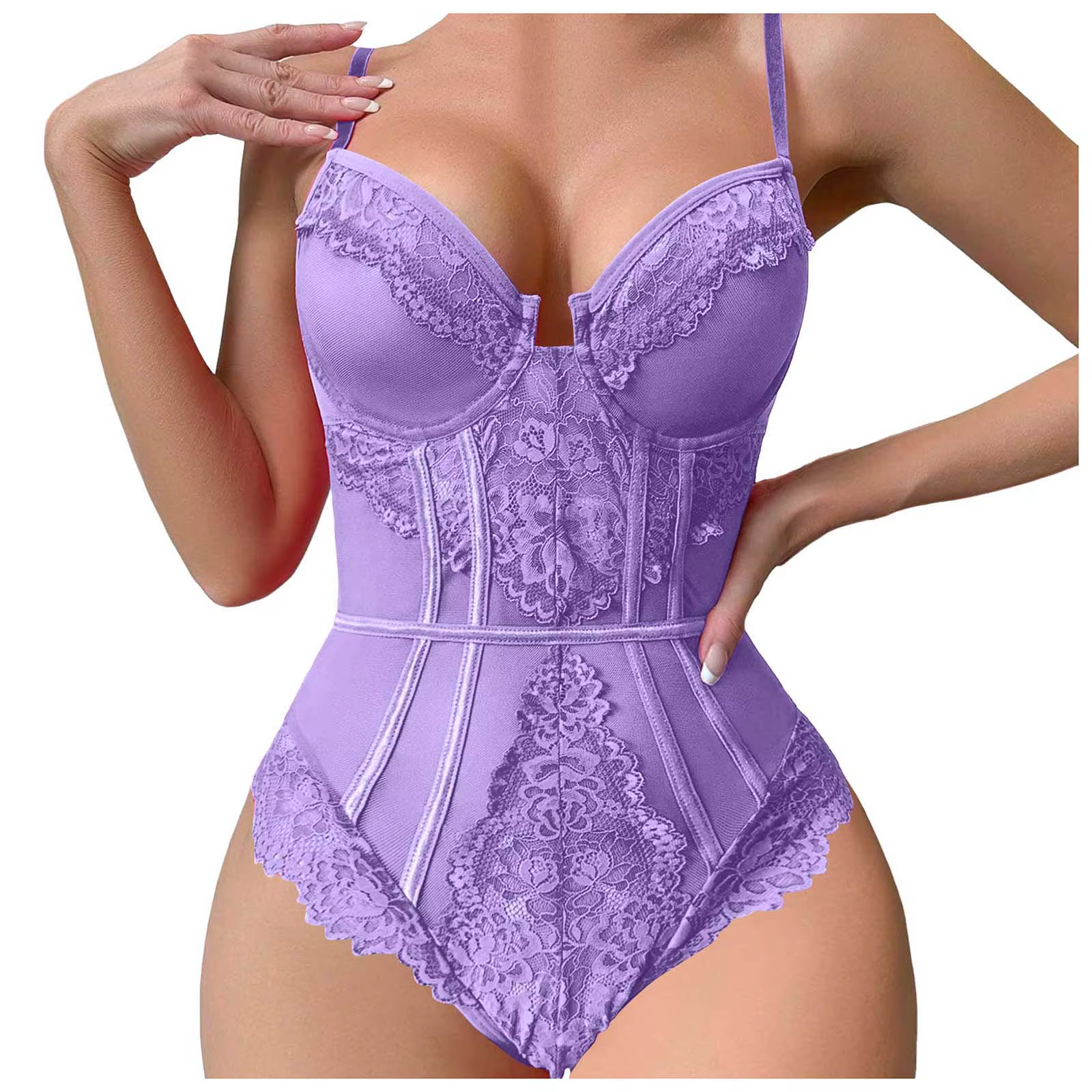 Body Sexy en dentelle blanche
