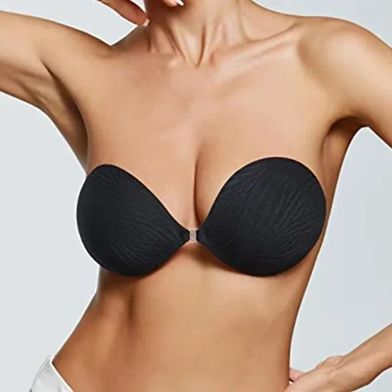 Soutien-gorge invisible push-up en silicone pour femme