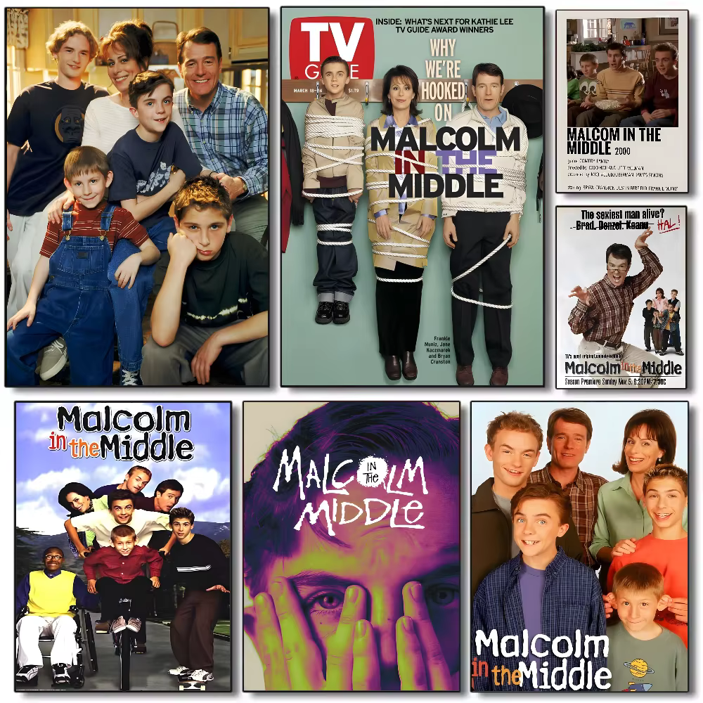 Affiche m-malcolm au milieu, art HD, mur collant, imperméable, pour la maison, salon, chambre à coucher, bar, décoration esthétique