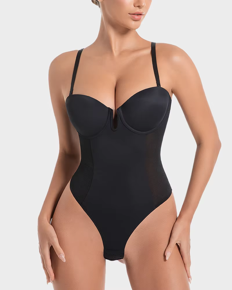 Body sculptant tout-en-un string sexy