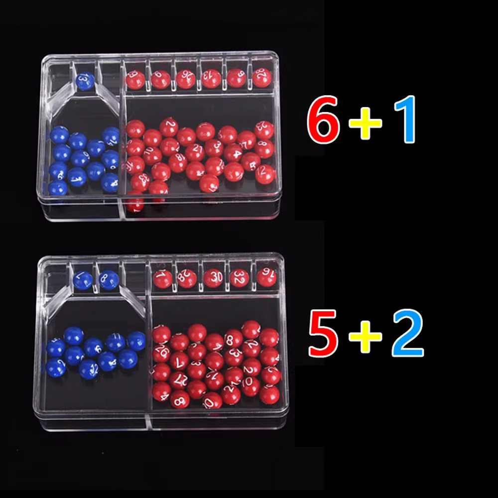 Machine de tirage de numéros pour jeux de bingo, loterie et divertissement, avec numéros faciles à lire et boules à secouer pour un tirage chanceux