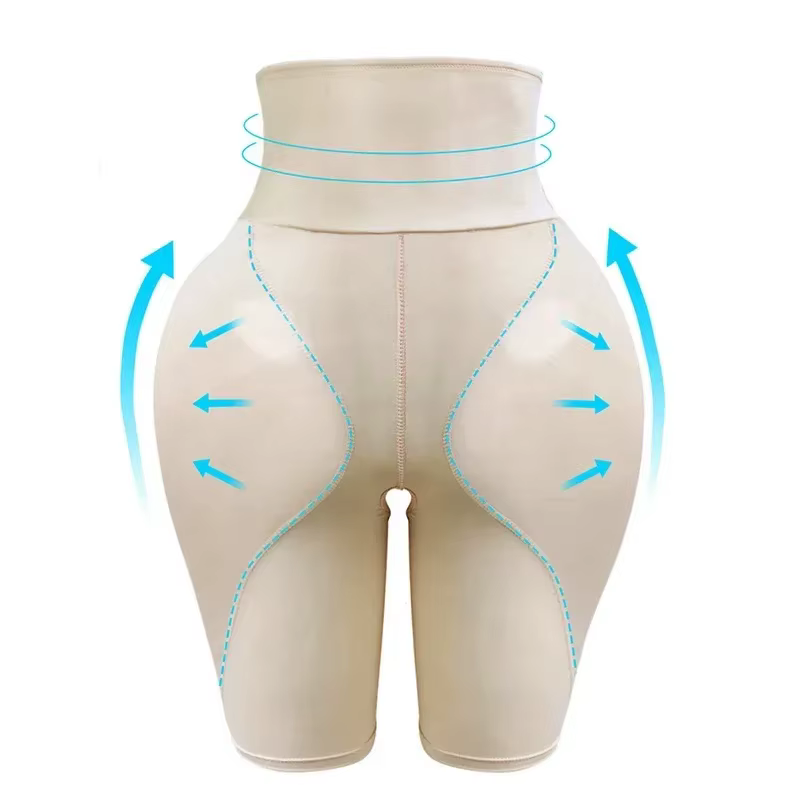 Culotte gainante pour femme avec coussinets pour les hanches