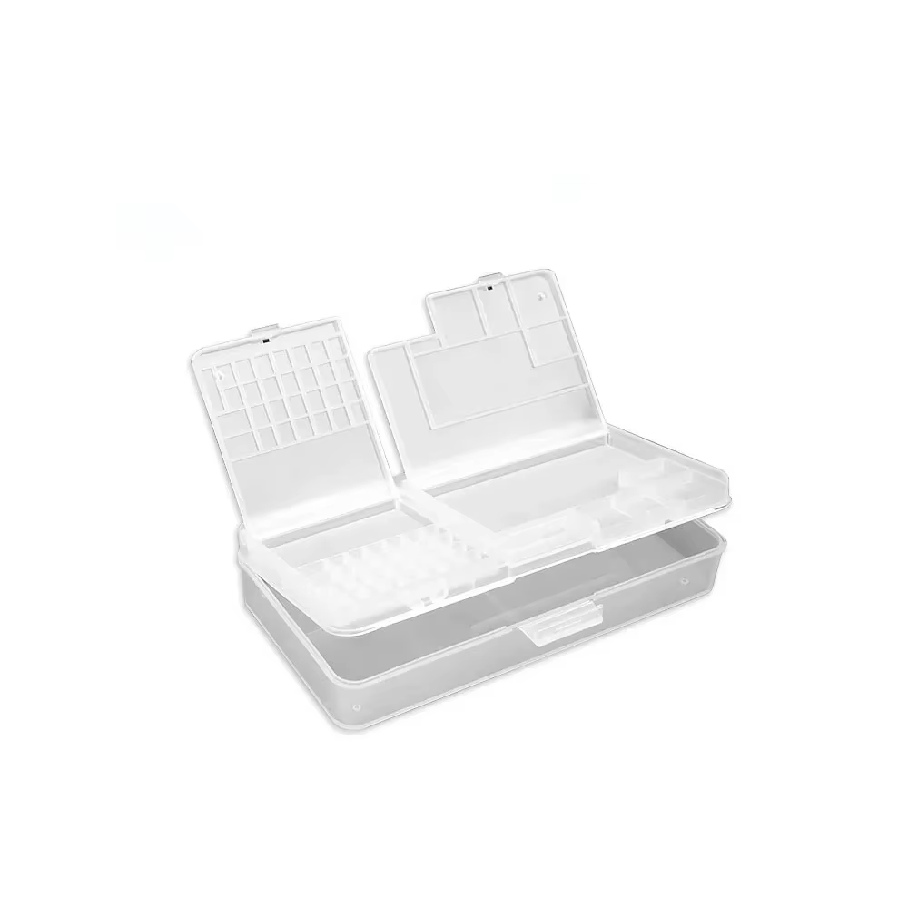 SUNSHINE SS-001A boîte de rangement multifonctionnelle adaptée à la réparation de téléphones portables, vis de carte mère et outils de stockage de petites pièces