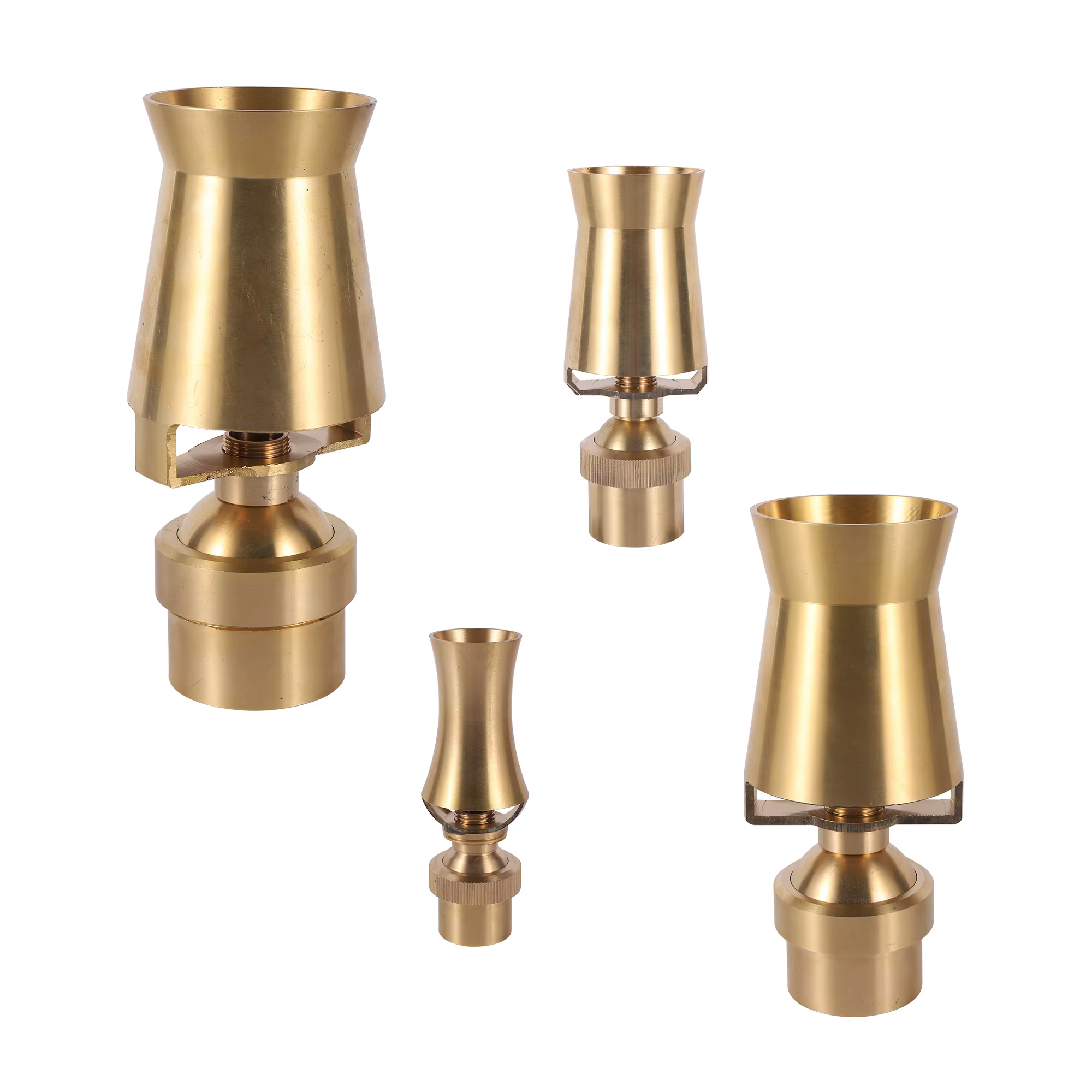 Buse de fontaine à poteau en cuivre, moteurs de mélange d'air en laiton, fontaine à jet bling, fontaine de paysage d'étang de jardin, 3/4 po, 1 po, 1.5 po, 2 po