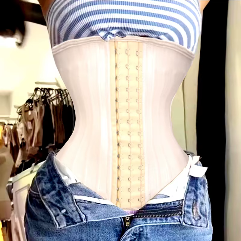 Fajas ceinture colombienne ferme Latex Shapewear avec 25 os en acier taille formateur corps Shaper