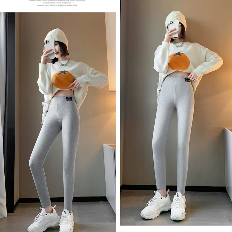 Leggings d'hiver pantalons thermiques épais