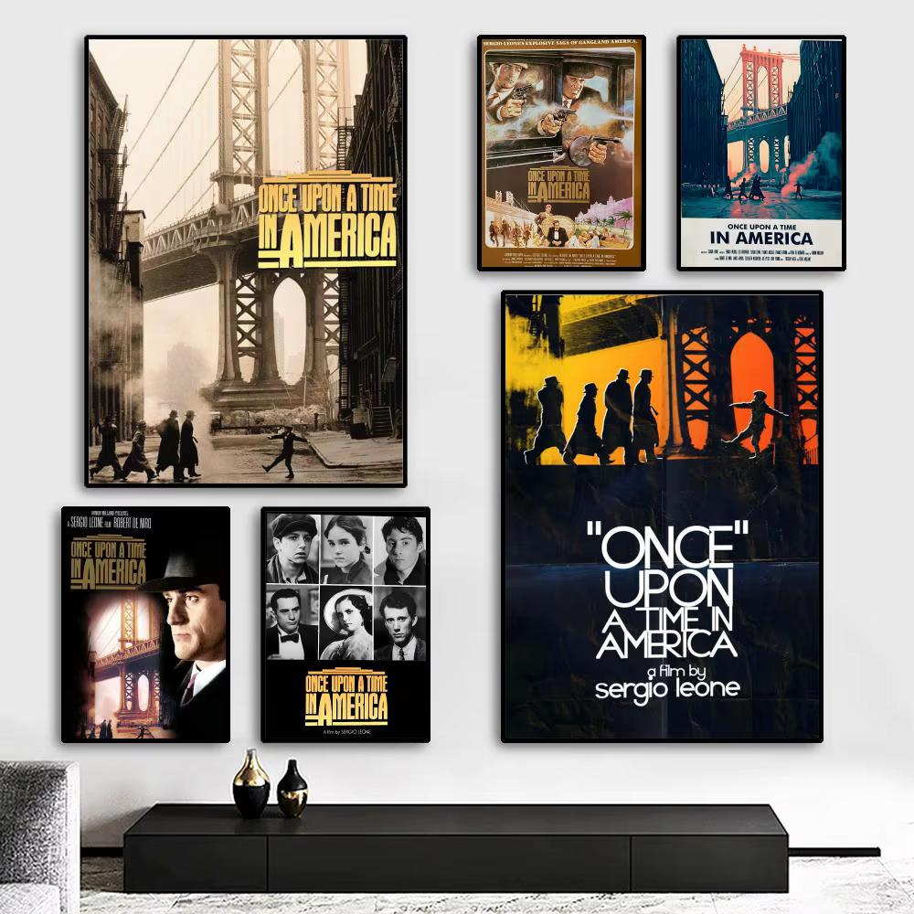 Affiche du film Il était une fois en amérique, impression HD, toile murale personnalisée, Photos d'art pour salon, décoration de maison, Durable