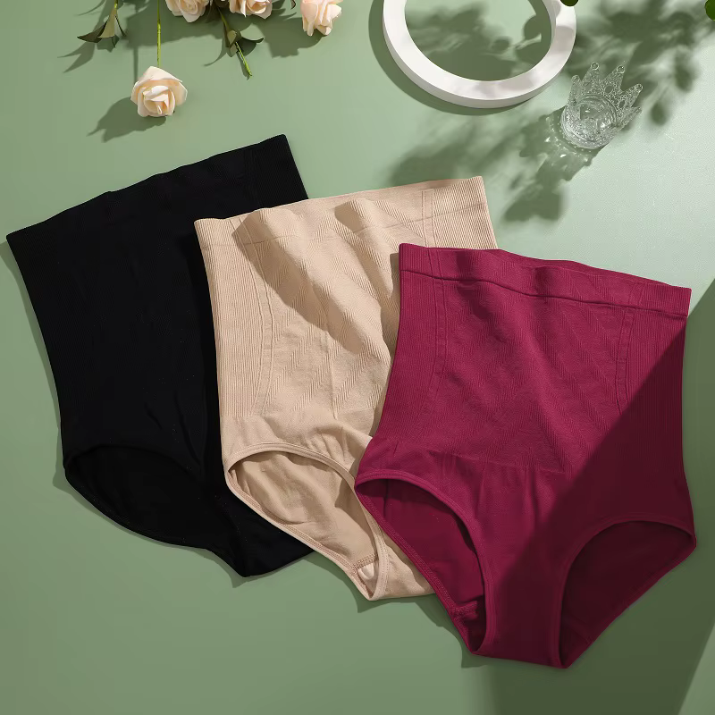 Culotte façonnante taille haute sans couture pour femmes