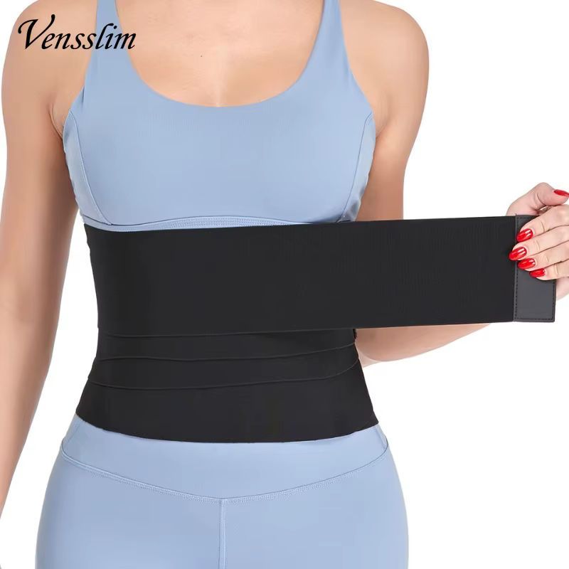Femmes minceur corps Shaper gaine taille formateur ventre contrôle enveloppement post-partum récupération Shapewear tondeuse ceinture bandes extensibles 3-6M