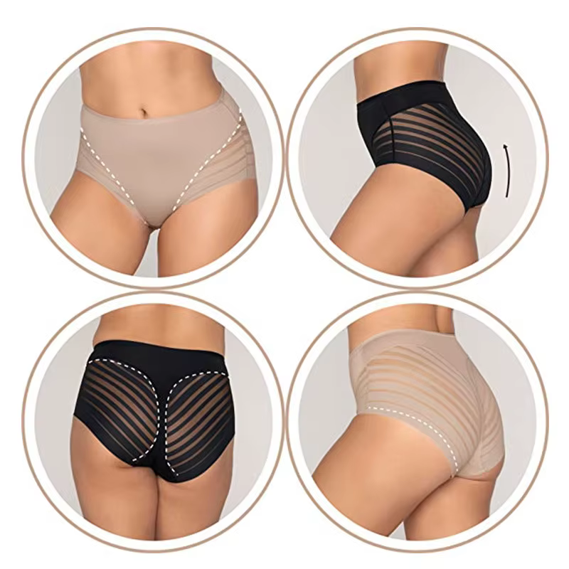 Slip taille moyenne sans couture pour femme