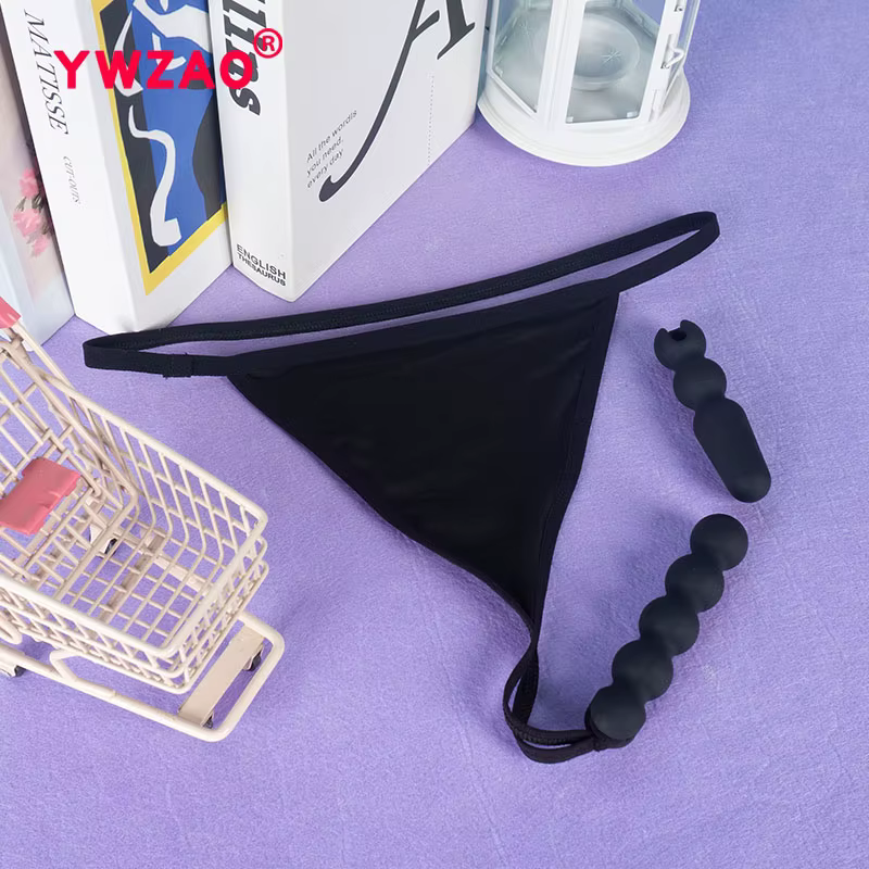 YWZAO jouets sexuels Lingerie culottes slips tongs fournitures pour adultes Anus godemichet Anal femme boutique produits anaux drôles combinaison N02