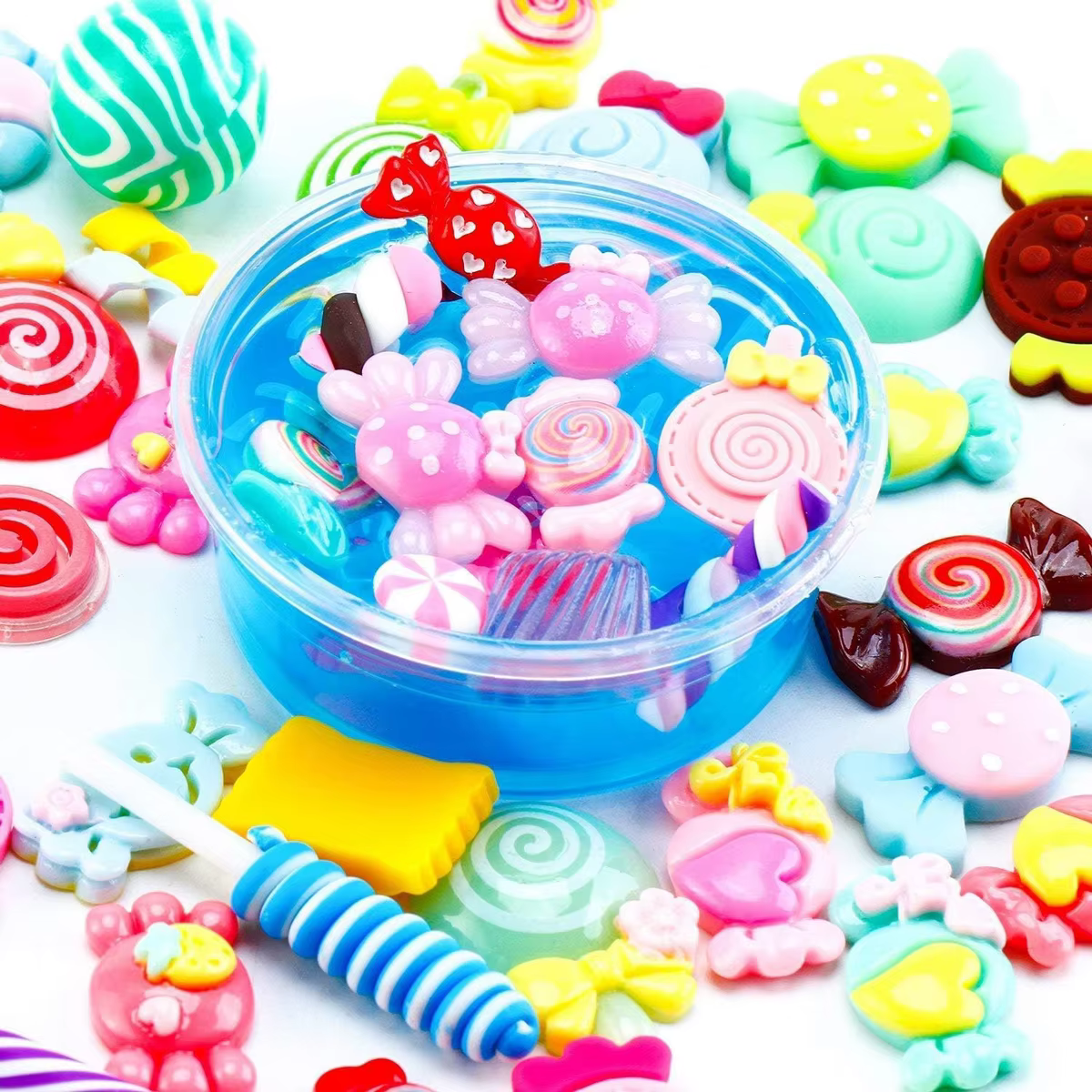 Ensemble de Breloques en Résine Mixte, Bonbons à Dos pio, Fournitures de Bricolage, pour Travaux Manuels et Ornements, 30 Pièces