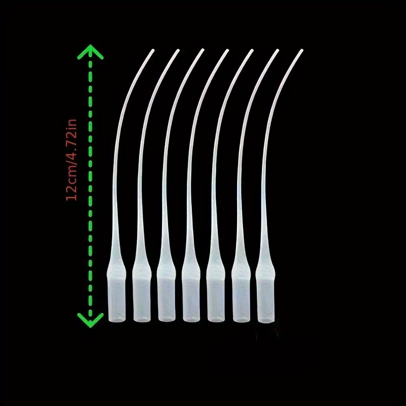 Applicateurs de colle de précision, adaptés à l'artisanat et à la distribution de laboratoire, compte-gouttes universel 502, tube de pointage étendu de colle.